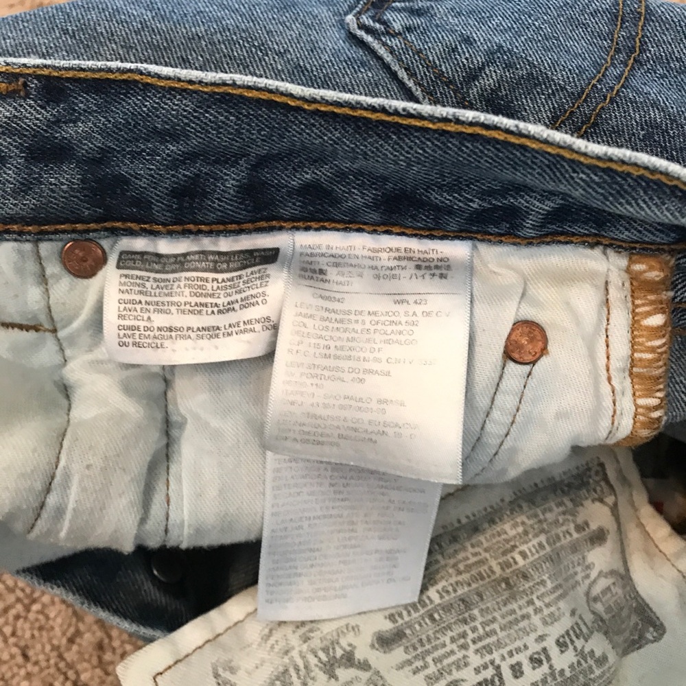 Vintage 1993 Levi’s Button Fly 501 Jeans - Picture 5 of 13